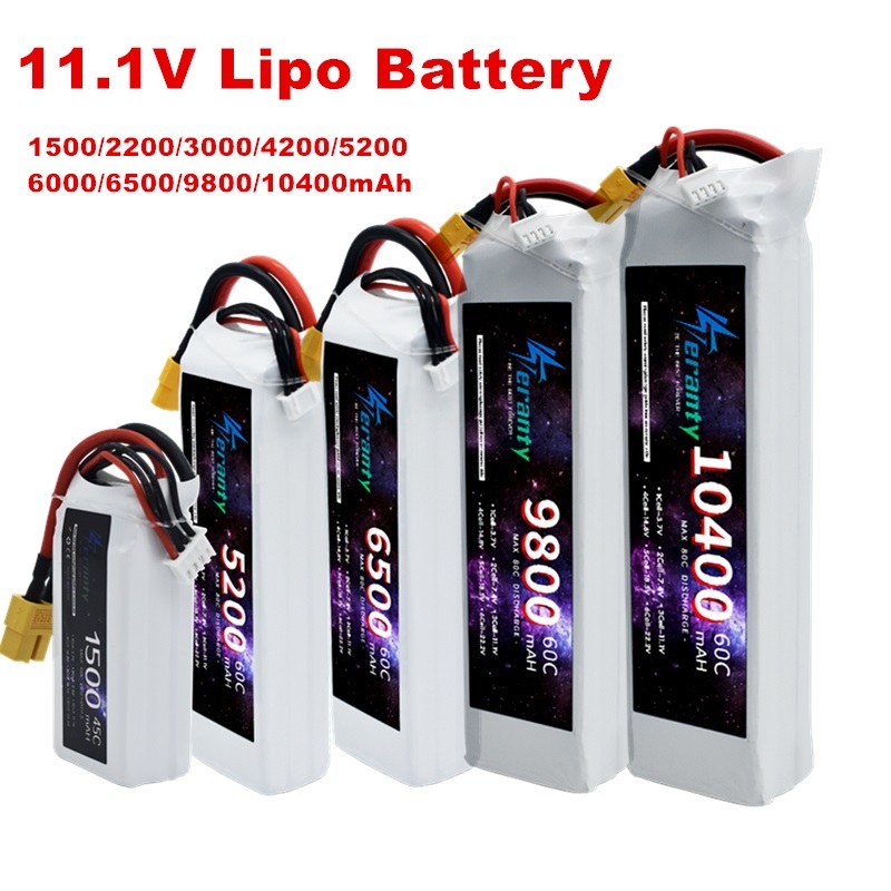 Drone Battery 3S - 3S 11.1V Lipo Pil Deans XT60