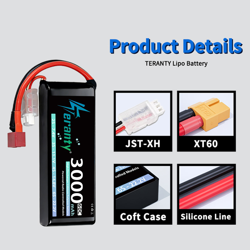 TERANTY 2S 3000mAh Lipo Pil 7. - Drone Battery 3S incelemesi ve fiyatı