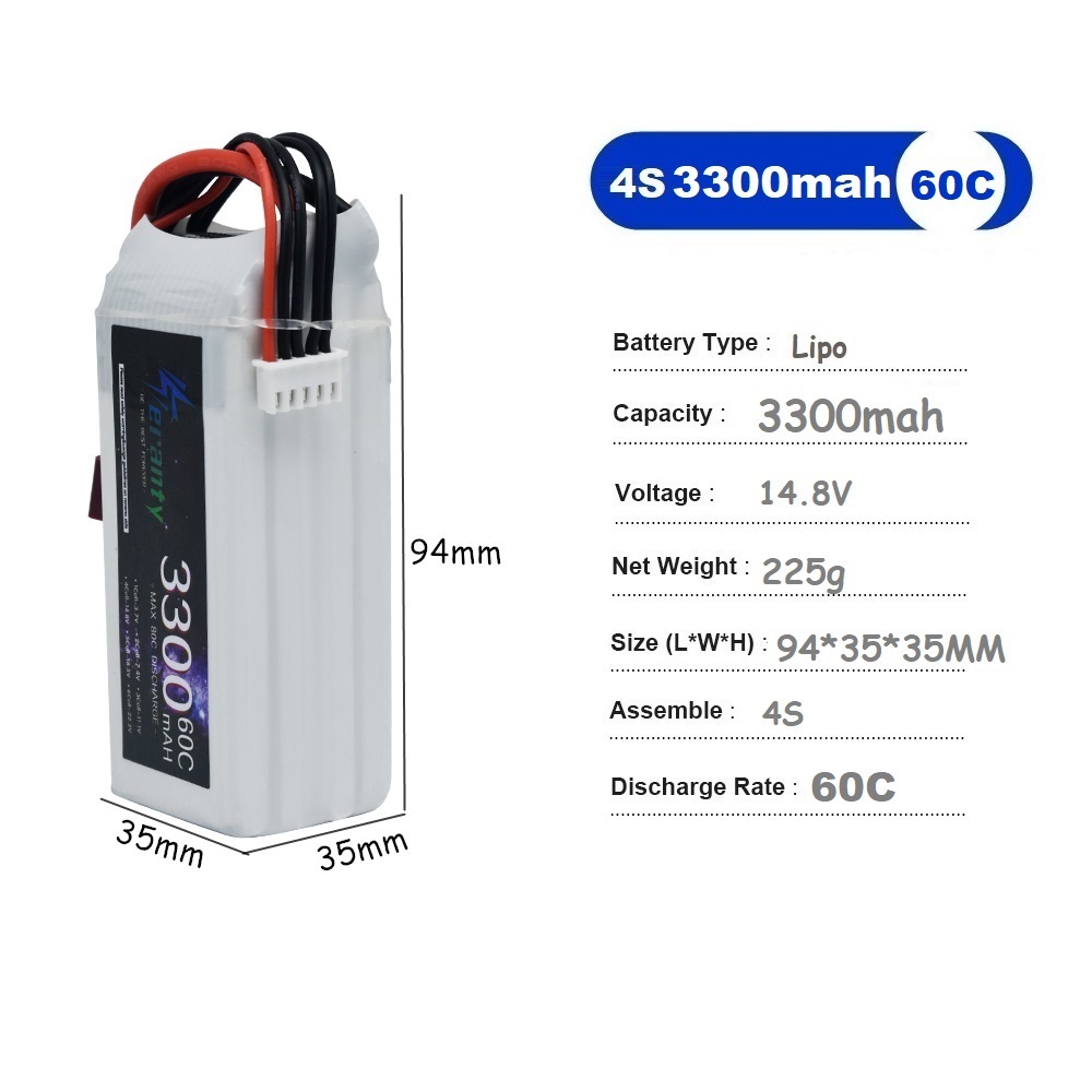 LiPo şarj edilebilir pil 4S 33 - Drone Battery 3S incelemesi ve fiyatı