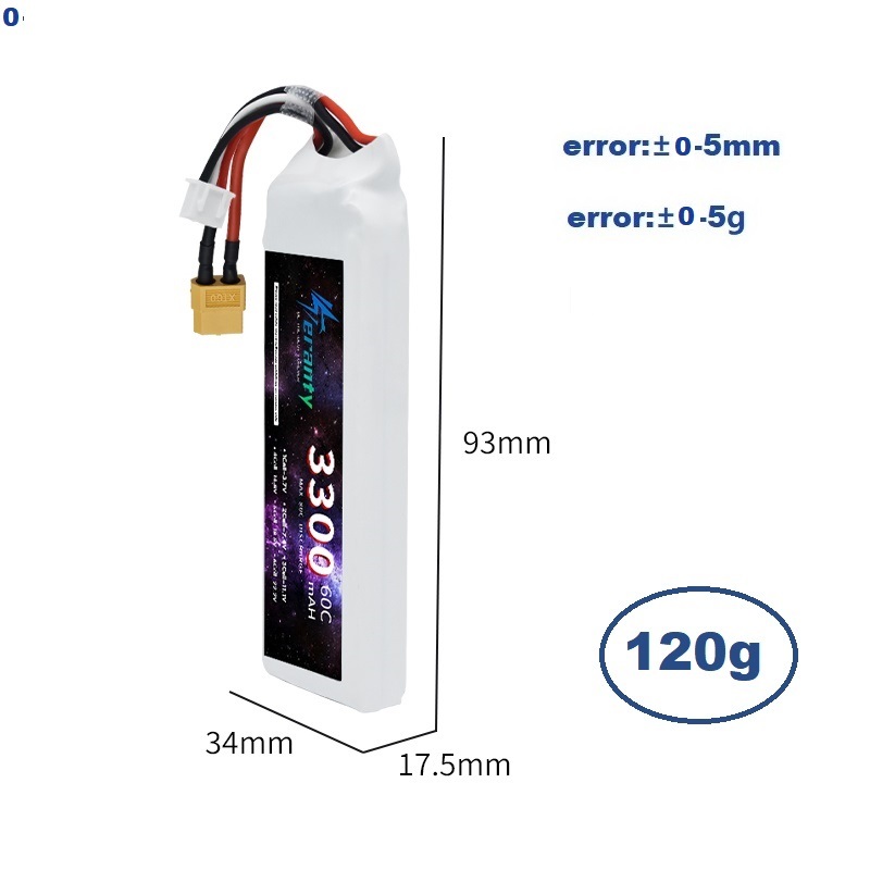 2S 7.4V LiPo Pil 3300mAh 60C A - Drone Battery 3S incelemesi ve fiyatı